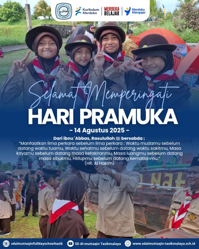 Selamat Memperingati Hari Pramuka 14 Agustus 2025